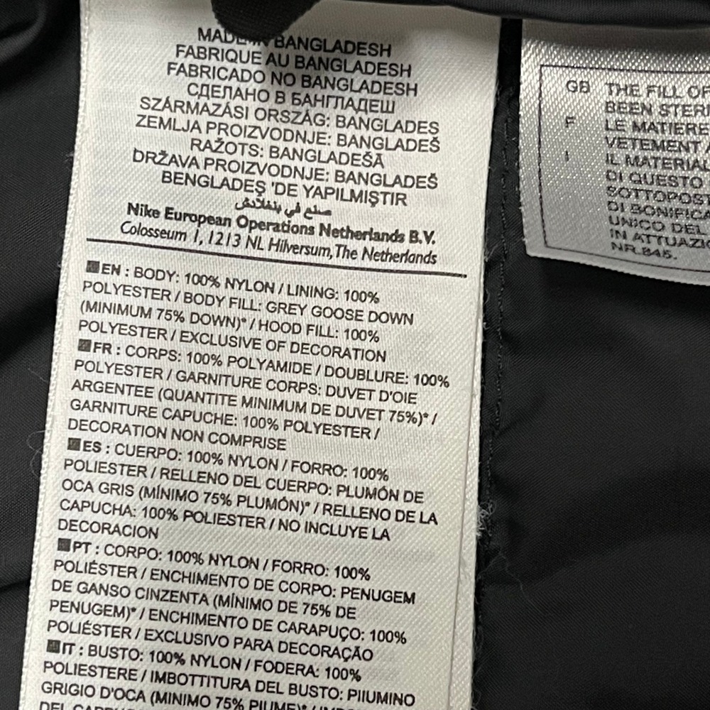 Nike Vest Womens Medium Purple ACG Puffer Goose Down 800 Fill Full Zip Outdoor - Picture 9 of 15